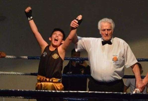 Sandwich Amateur Boxing Club changed is profile picture to this image of Liam Evans