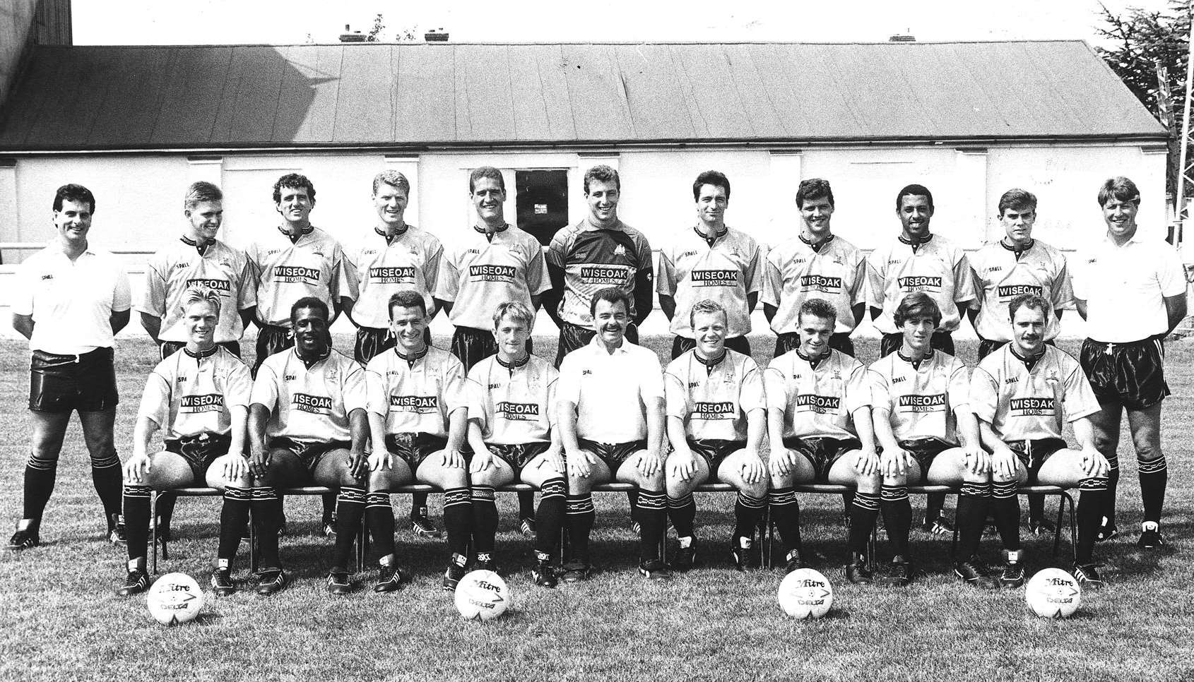 The Maidstone United squad ahead of their first season in the Football League in 1989/90 Picture Mick Gell