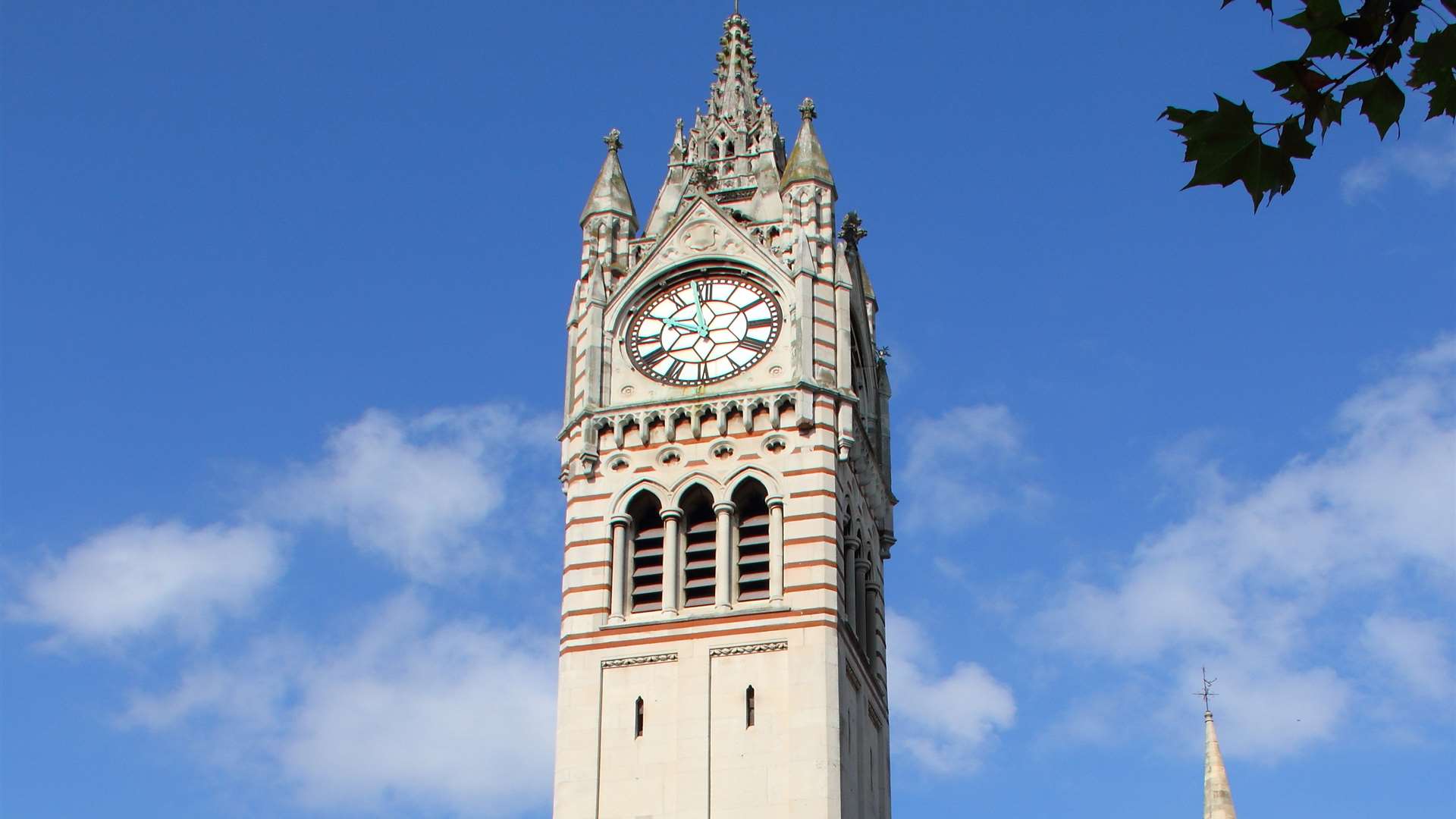 The Clock Tower at the top of Harmer Street
