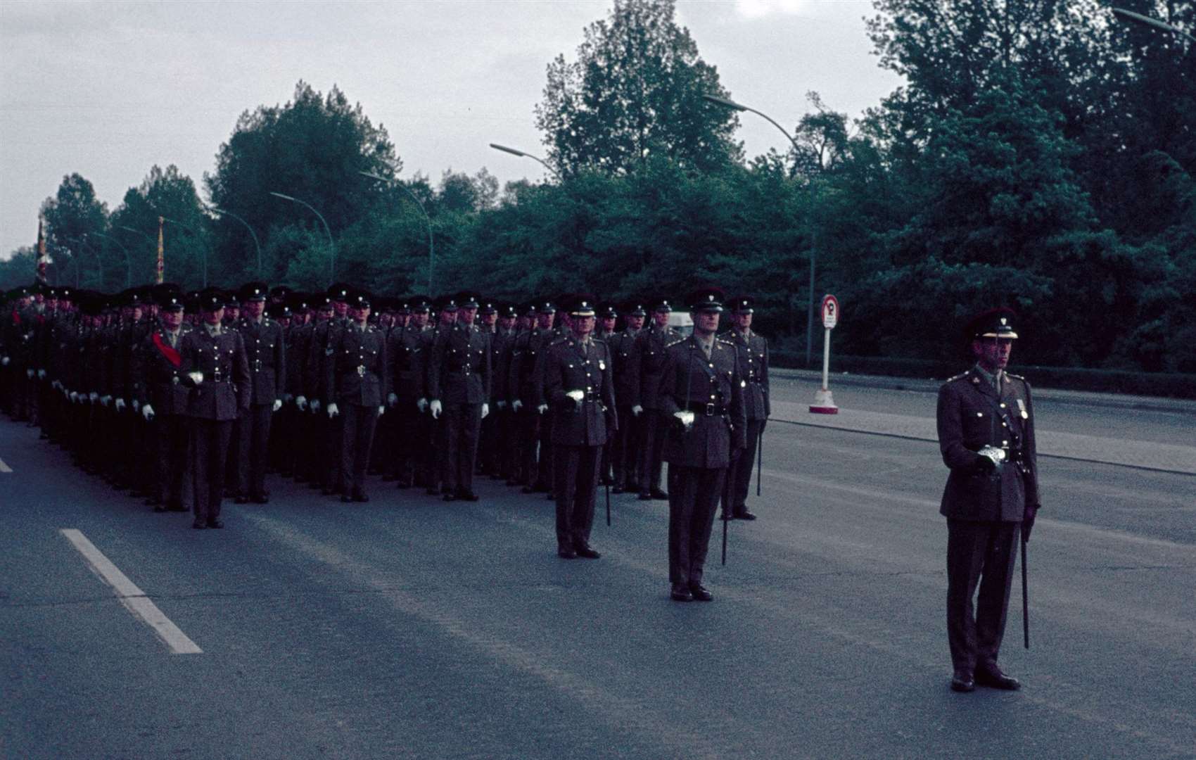 Allied parade in Tiergarten, West Berlin, 1965. Image from iStock and Atlantic-Kid