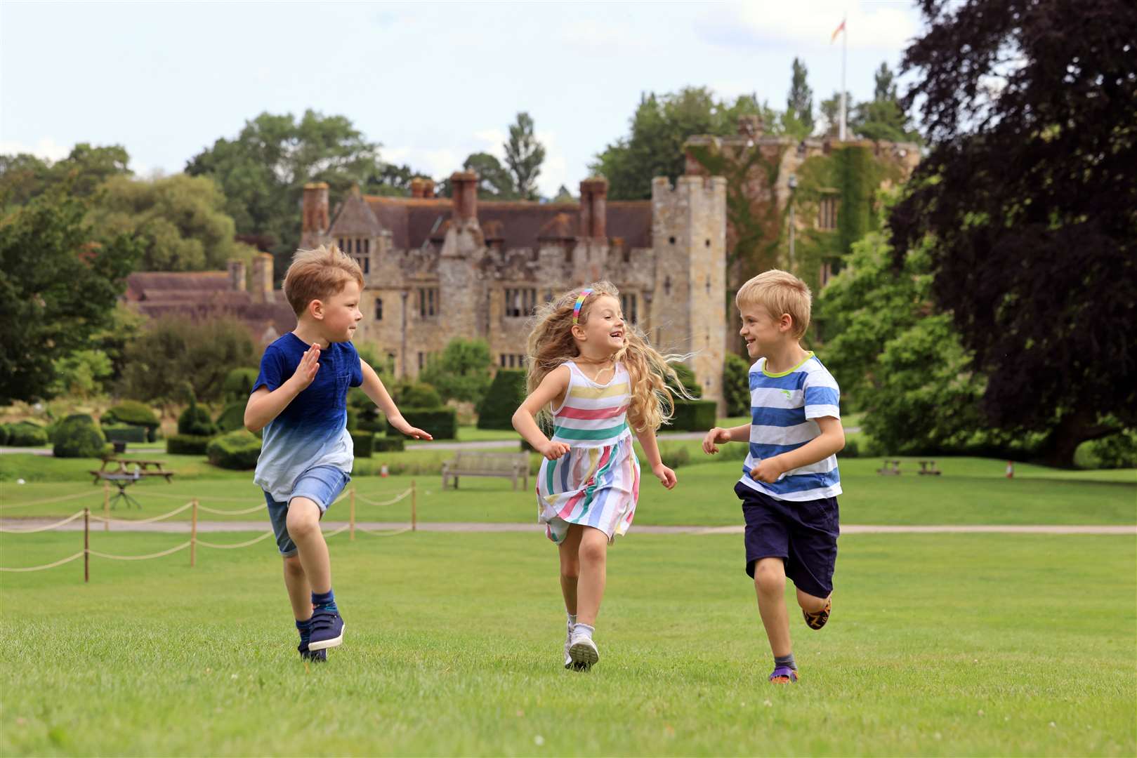 Where better to celebrate the royals than at the home of two former queens? Picture: Hever Castle and Gardens