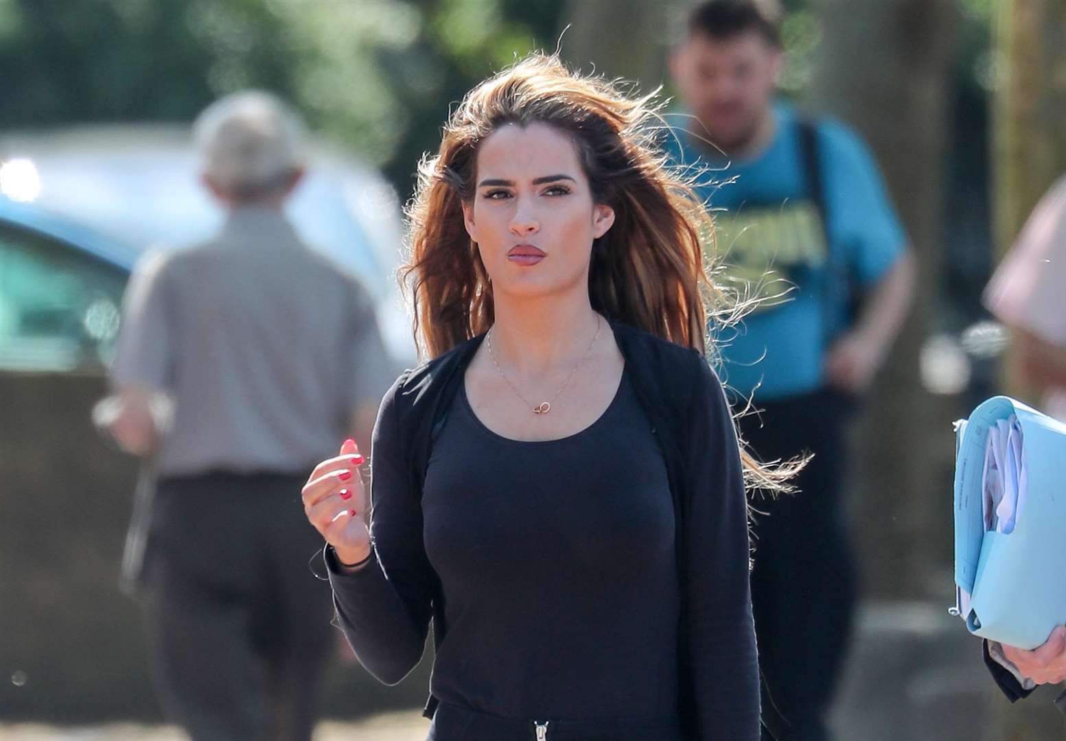 Former TOWIE star Nicole Bass. Picture: IKMPIXS