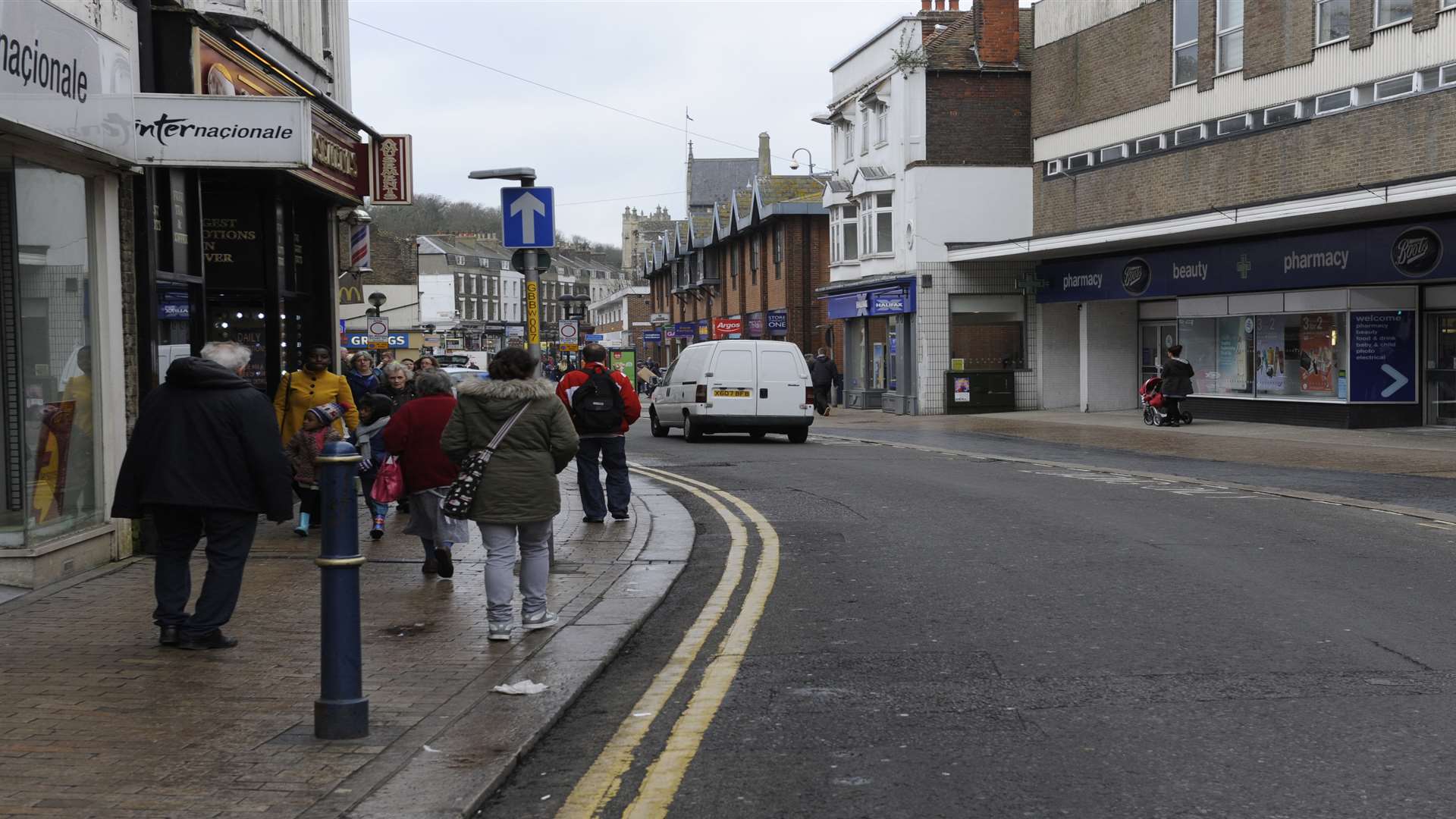 Biggin Street in Dover has been the place where many rough sleepers have gathered.