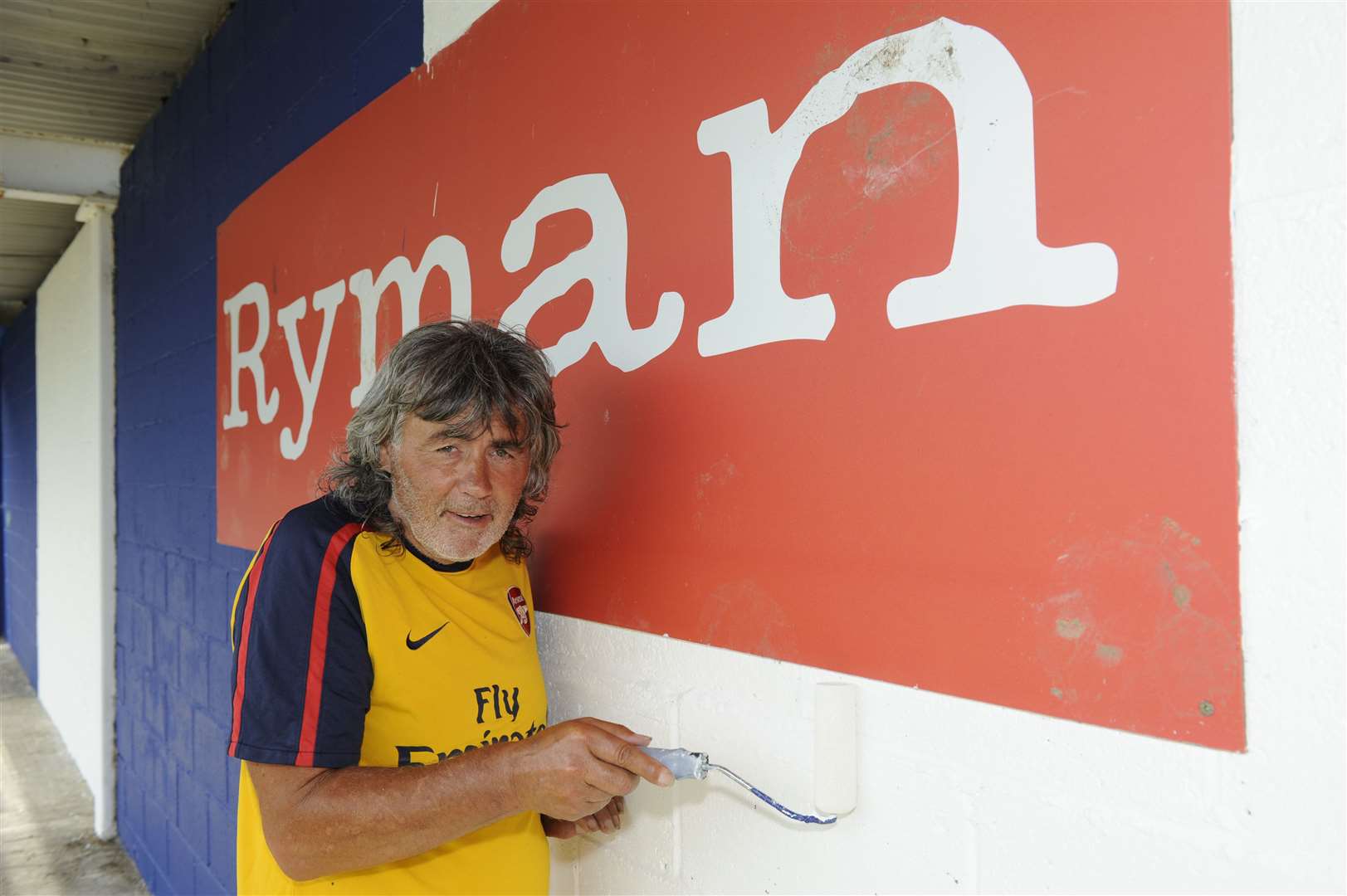 Jim Bubb spent much of his time at Herne Bay Football Club painting dressing rooms, fixing advertising boards and supporting the team on match days