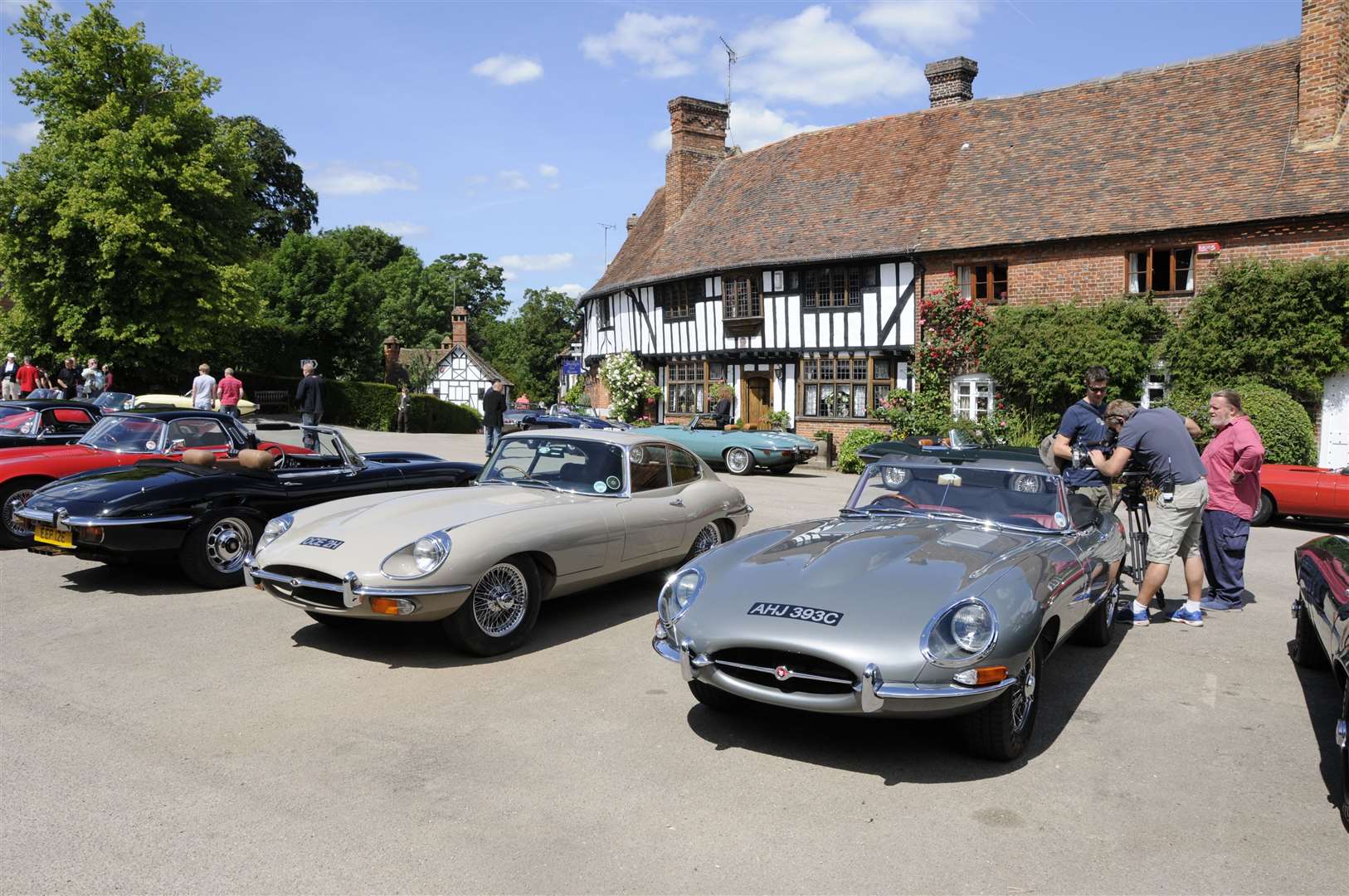 A multi-million pound collection of E-Types on display. Those who were there can maybe remember Clarkson crunching the gears as he drove away