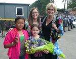 Joanna Lumley at Guston Primary School fete