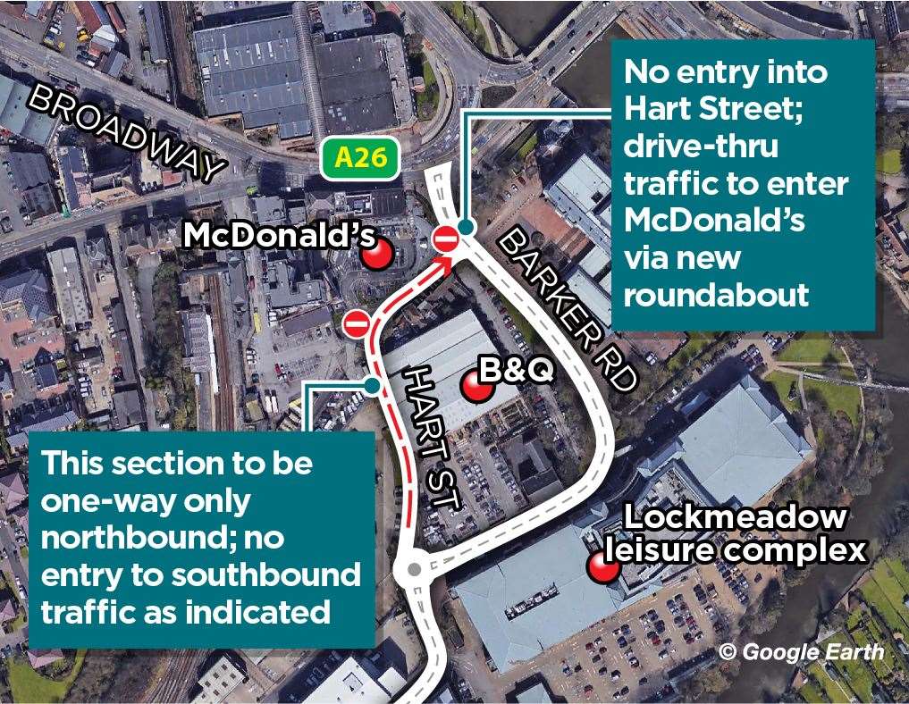 The new one-way trial in Maidstone started yesterday