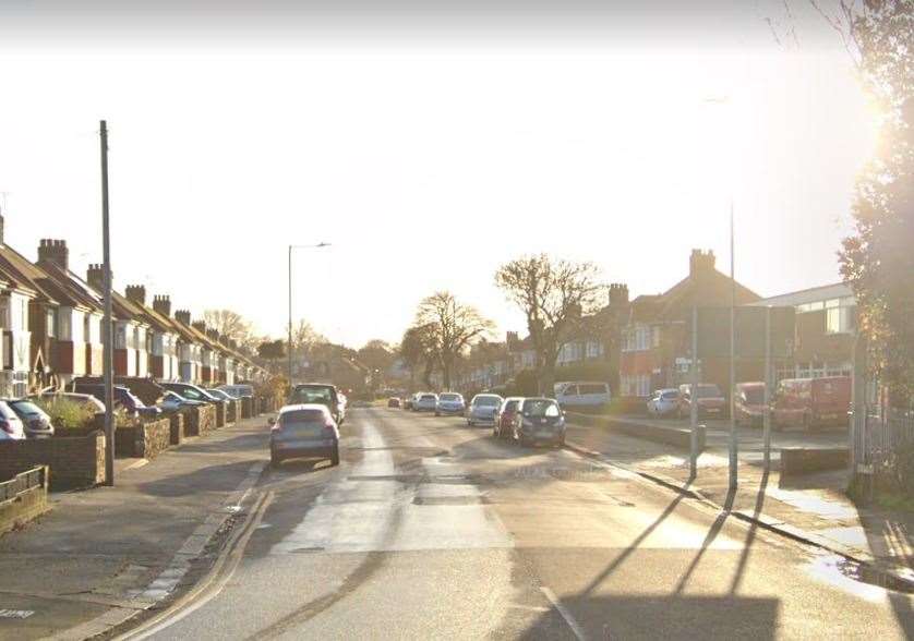 The incident happened in Wilfred Road, Ramsgate. Picture: Google Street View