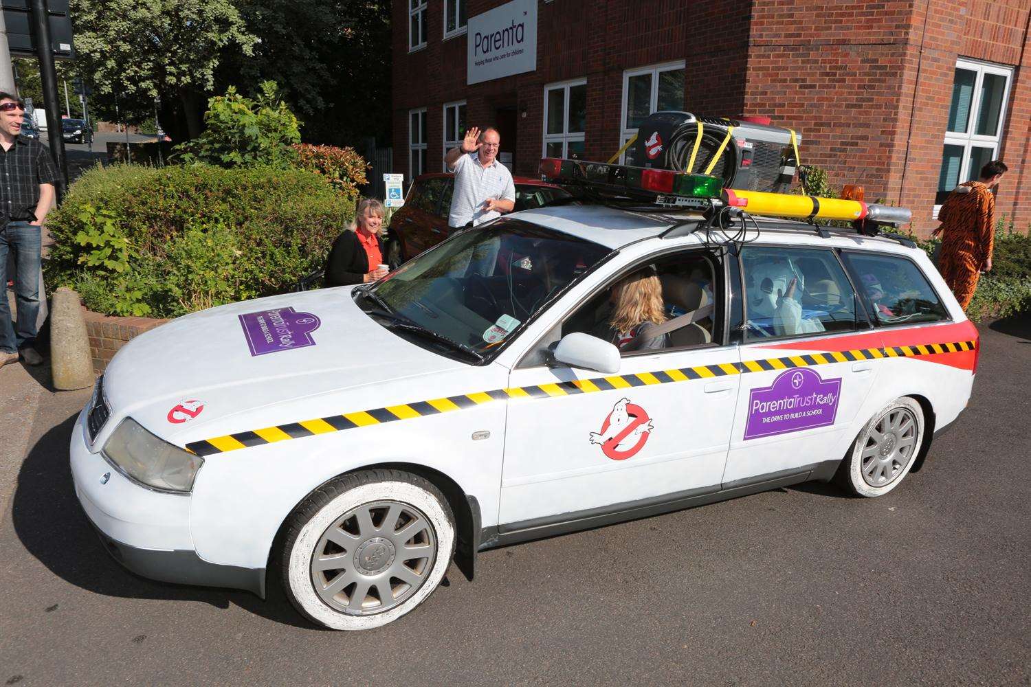 Ghostbusters set off from Rocky Hill