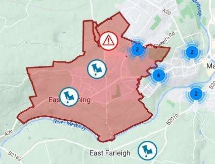 South East Water says there is water problems in Barming near Maidstone. Picture: South East Water