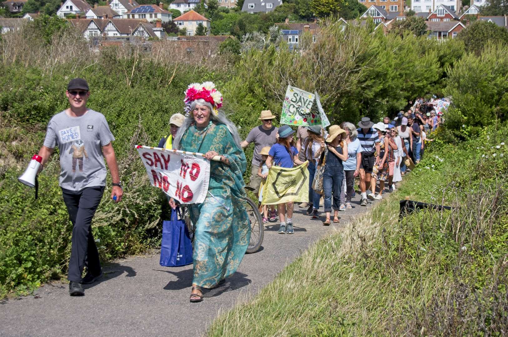 People have long been fighting to stop the scheme going ahead. Photo: James Willmott