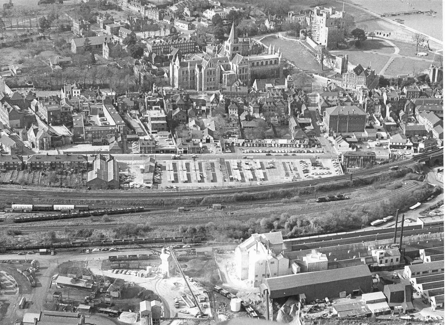 The city pictured in 1970. Rochester's historic Sweeps festival dates back more than 300 years to when children were used as chimney sweeps and would be given an annual holiday on May 1. It ceased in the early 1900s but was revived in 1981 by Gordon Newton. The much-anticipated annual festival still draws in thousands