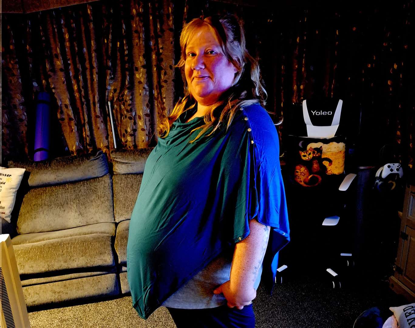 Kristina Pepper was due to have a C-section when she was 37 weeks pregnant. Picture: Kristina Pepper