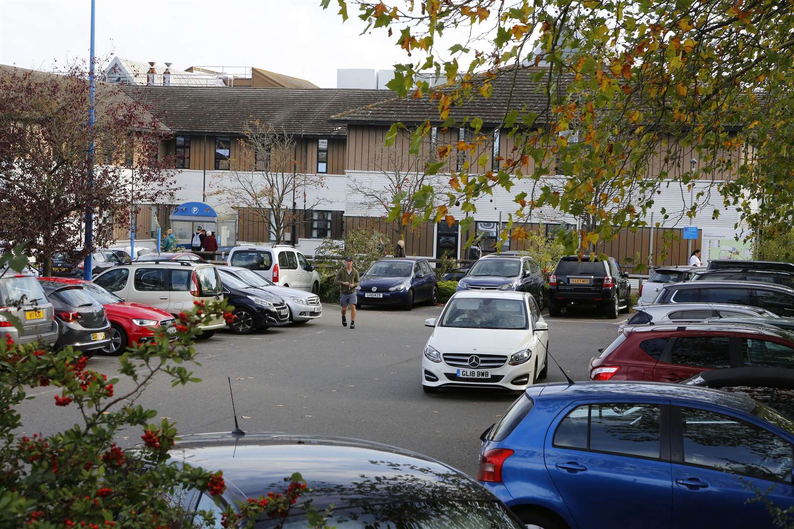 The Smiths had to pay an extra £2 for their parking at Maidstone Hospital this morning