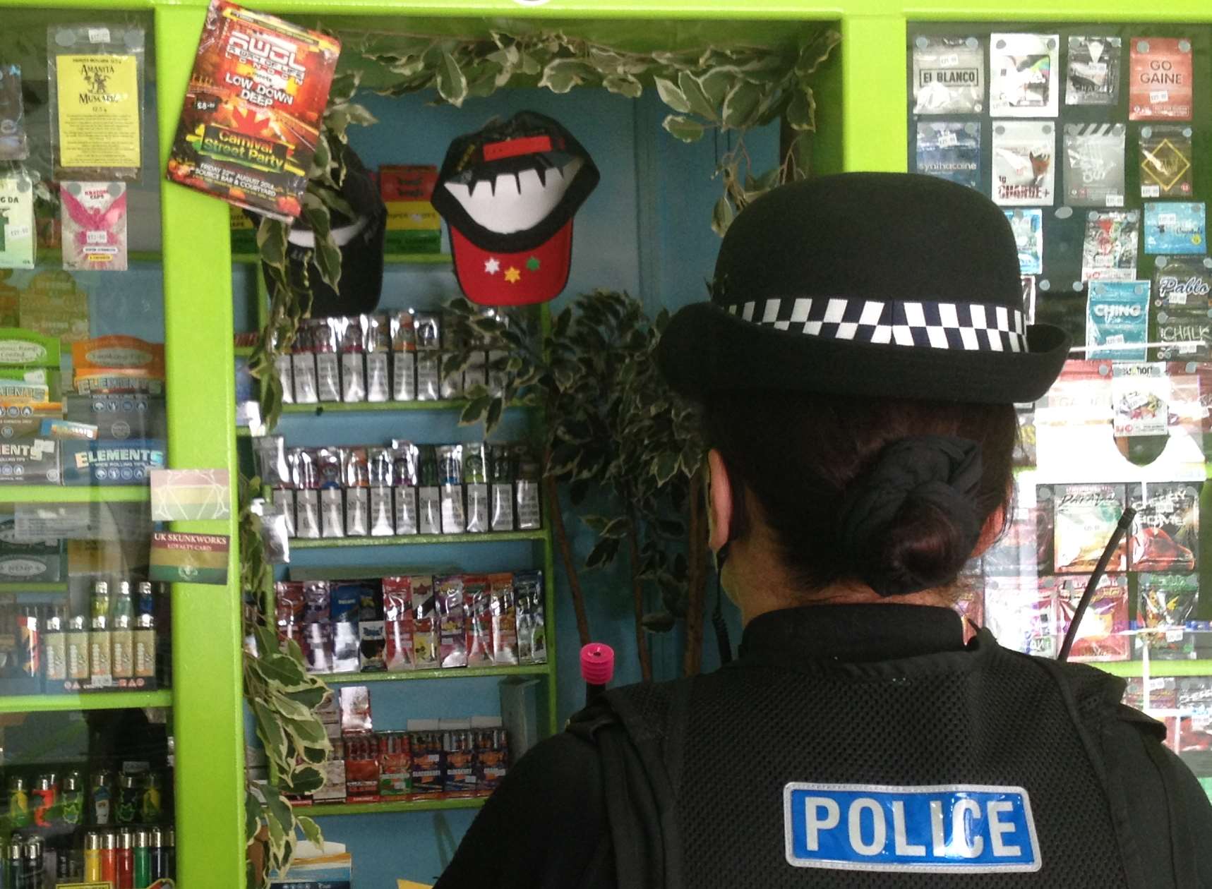 Police officers supported Trading Standards in the raid
