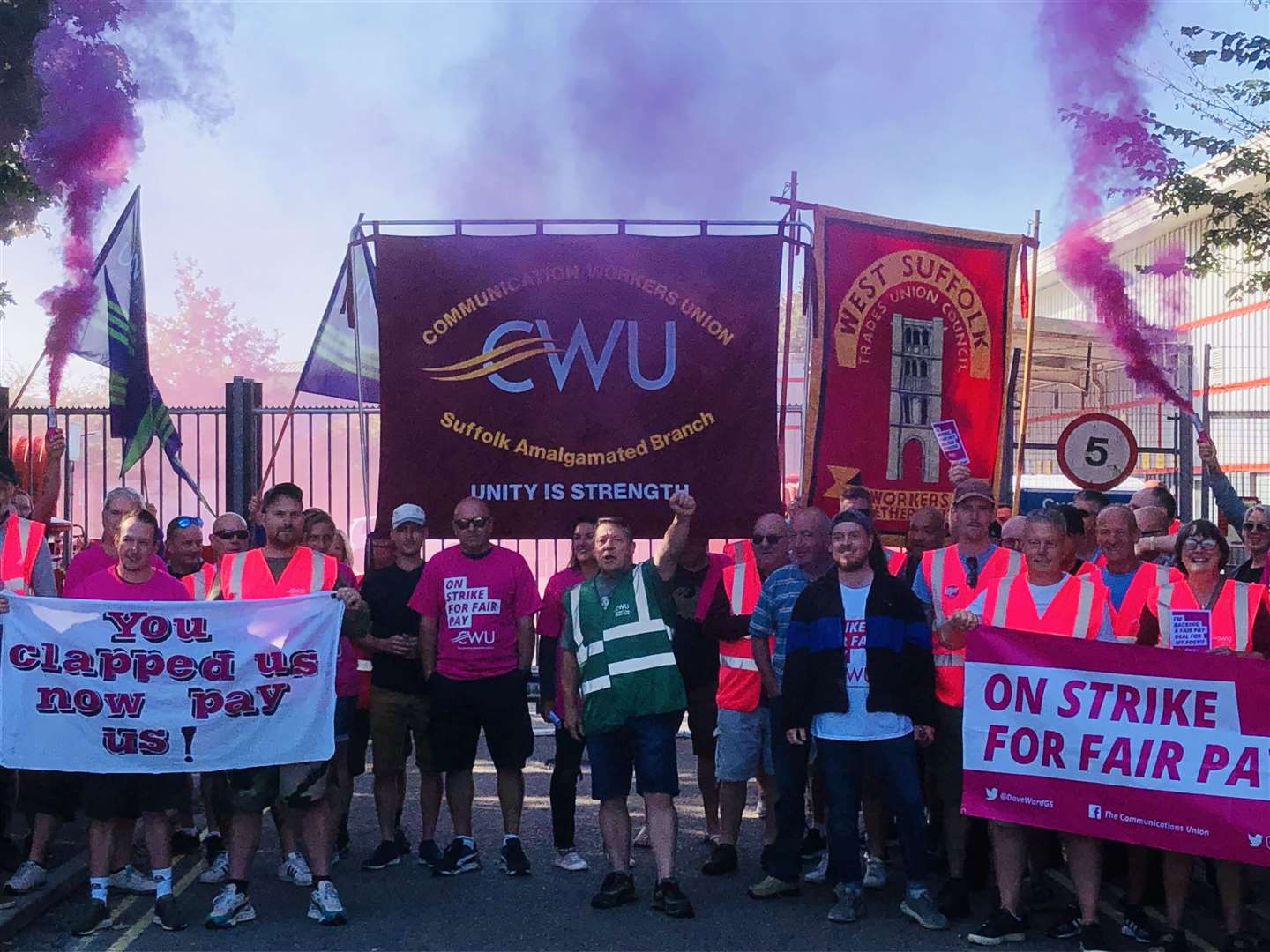 The CWU says its members are digging in for the long haul