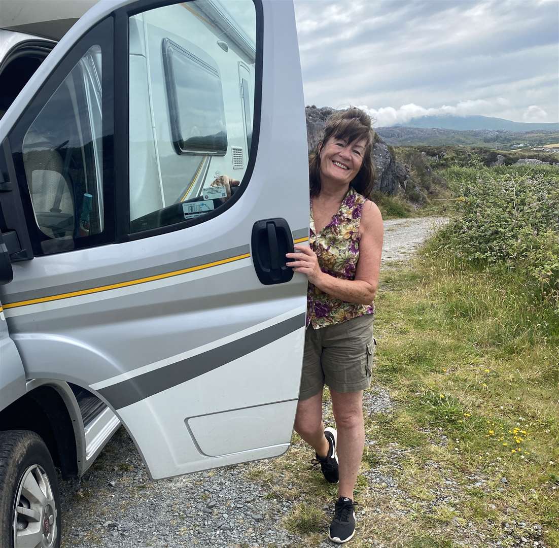 Siobhan bought her motorhome for £40,000 and named it 'Dora the Explorer'