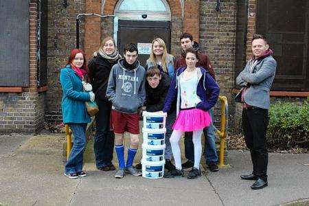 Young people ready for work at the former Swale council offices at Trinity Road, Sheerness