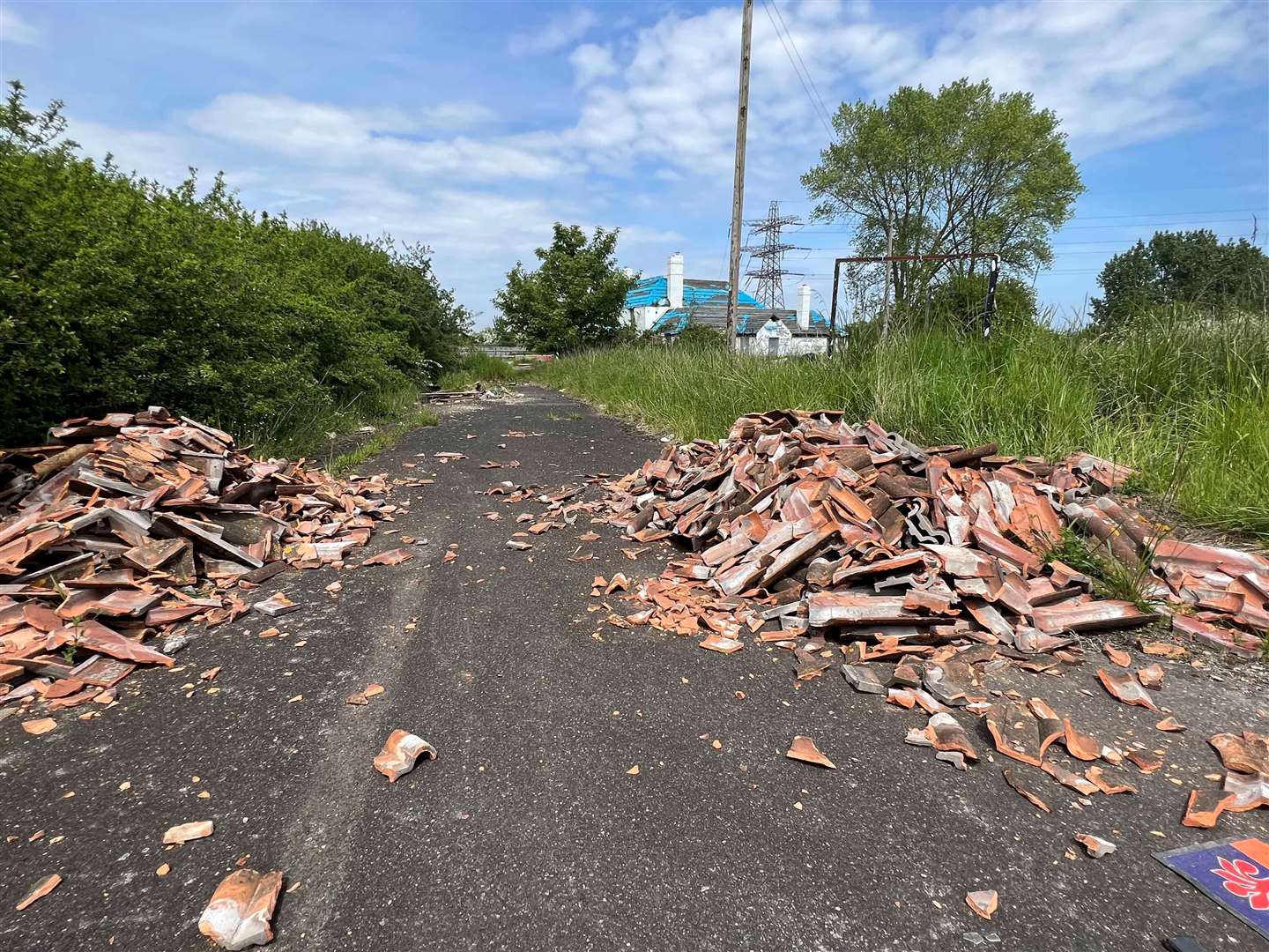 Vandals have long made use of the derelict site to fly-tip. Picture: Barry Goodwin