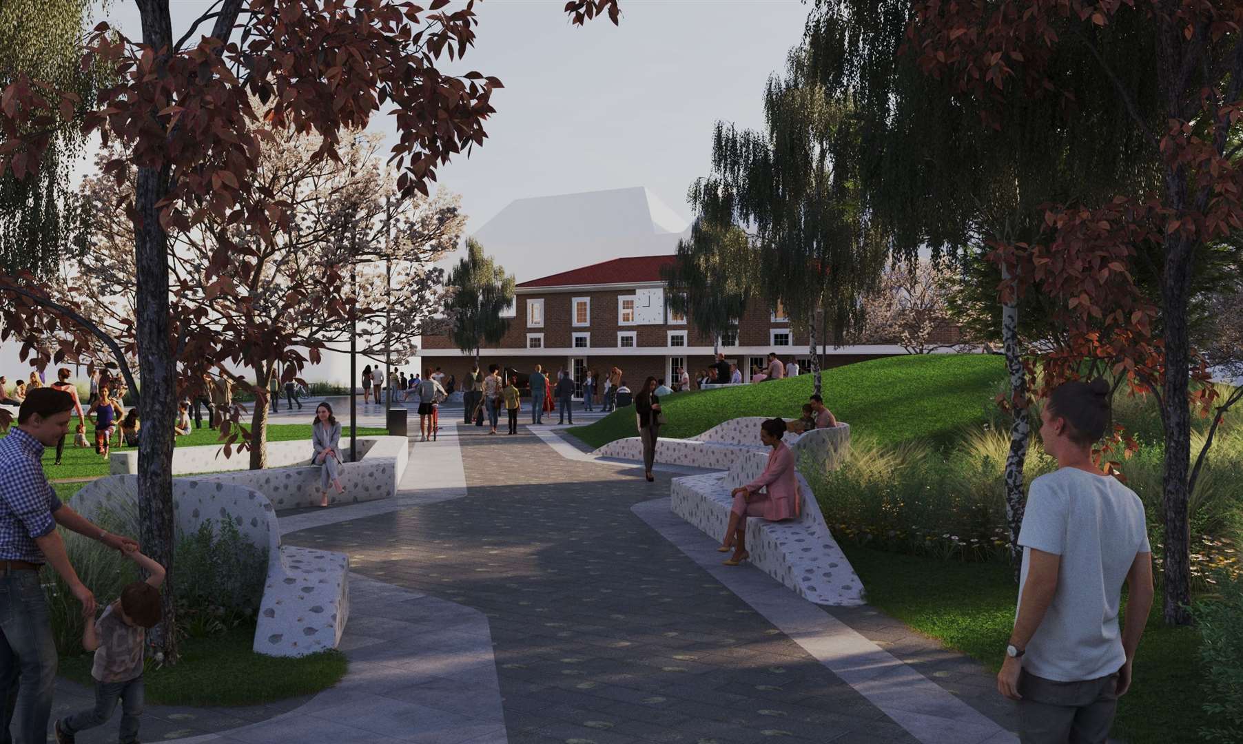 The ambitious proposals are part of the 'Folkestone – A Brighter Future' project which is funded by government Levelling Up money. Picture: FHDC