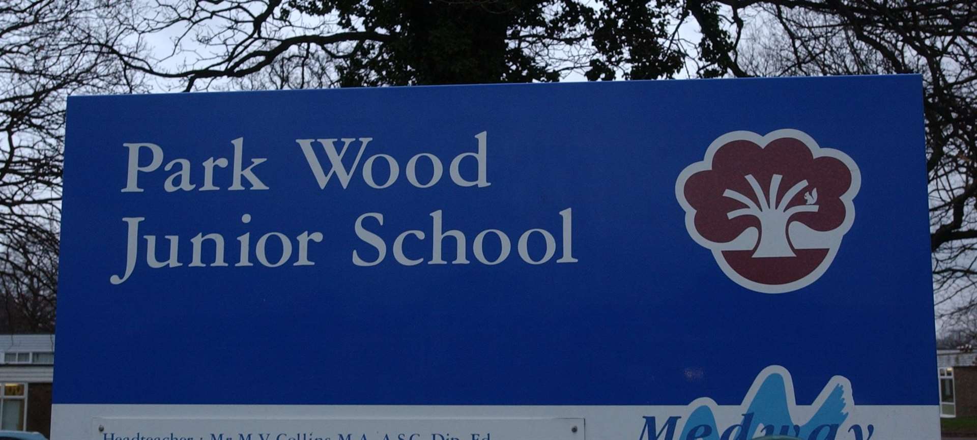 Park Wood School in Deanwood Drive Rainham, was targeted last month