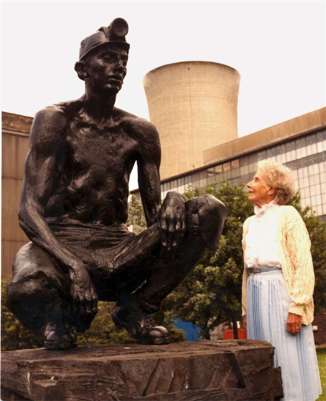The statue was first placed at Richborough Power Station. Picture: Colin Varrall