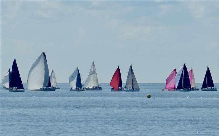 Ramsgate Week has sailing races taking place off the Thanet coast all week. Picture: Brian Whitehead