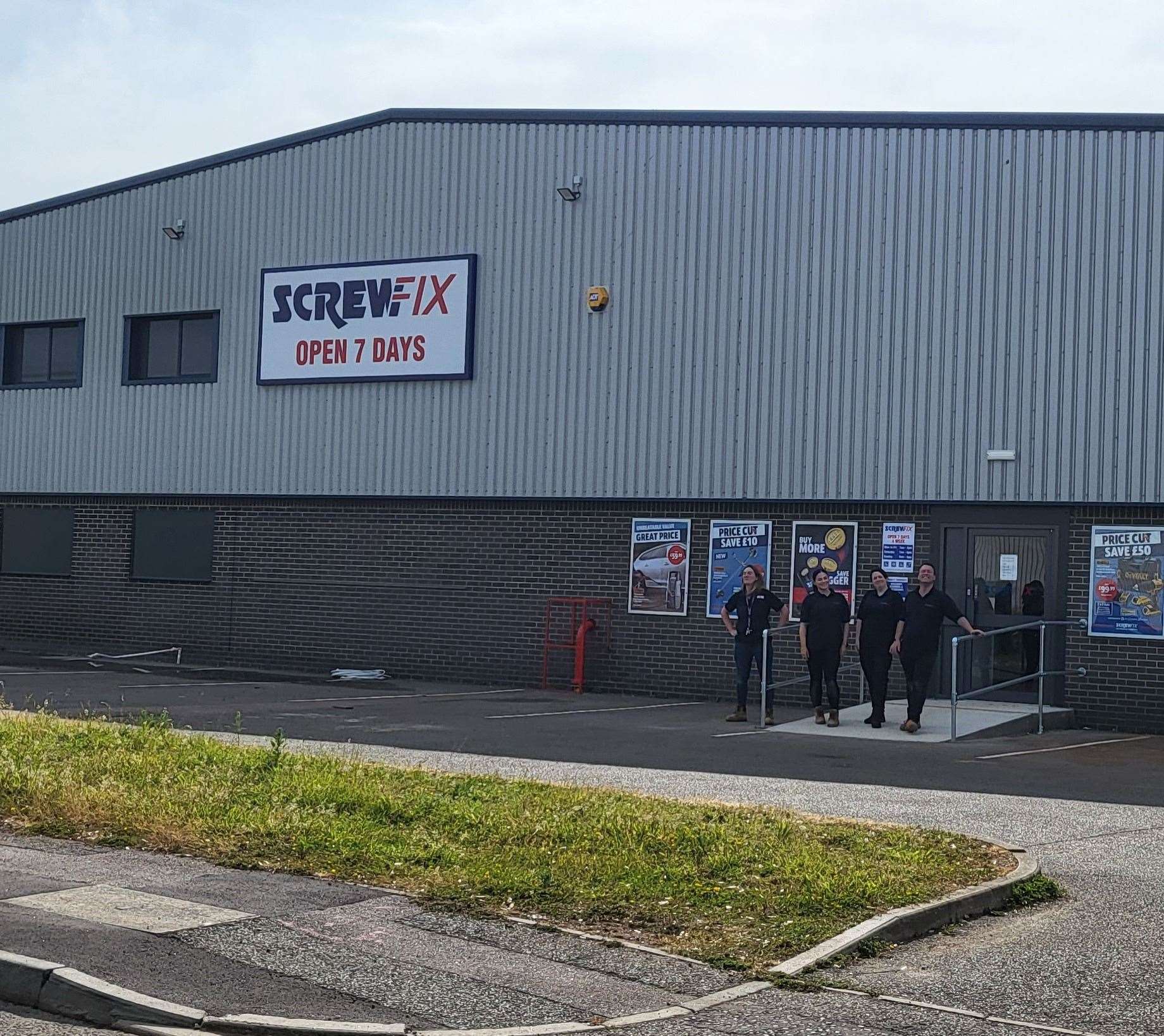 Screwfix recently opened at the Mountfield Road Industrial Estate in New Romney. Picture: Screwfix