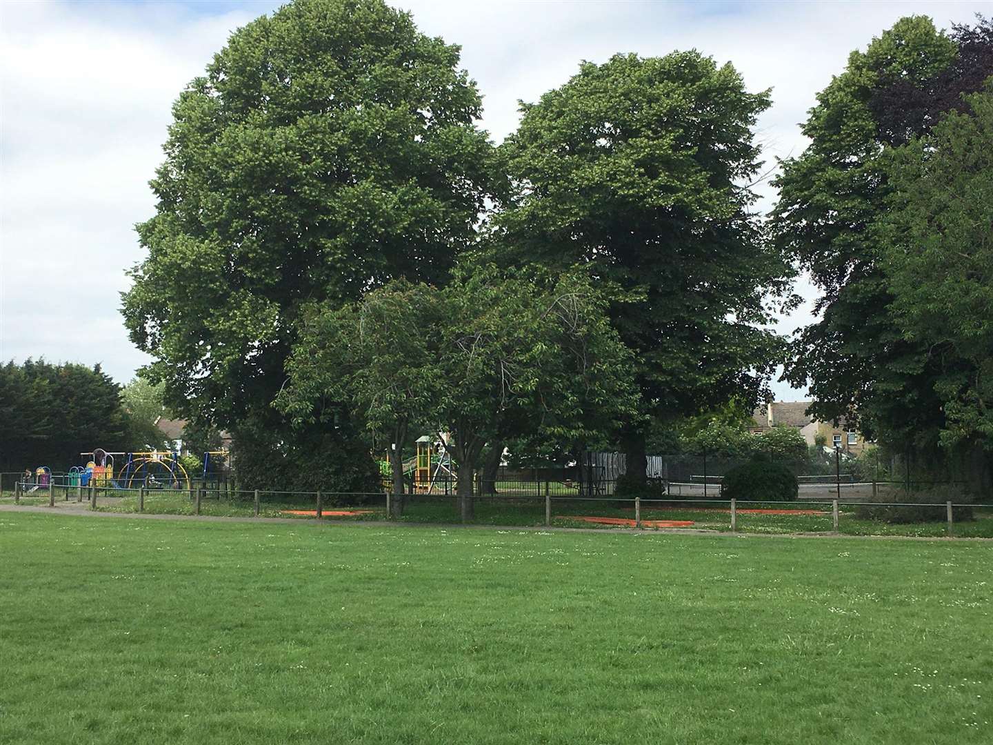 Woodlands Park, Gravesend, where the assault took place. (2448832)