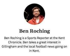 This picture of journalist Iain Leggat was used as a headshot for fake Kent Chronicle reporter Ben Roching