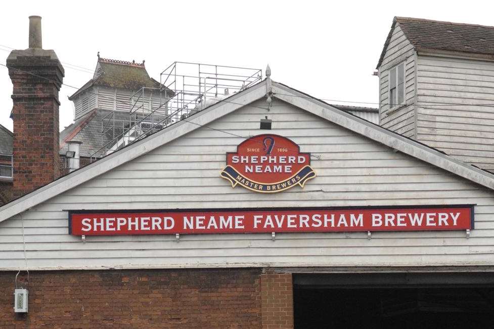 The Shepherd Neame brewery in Faversham.