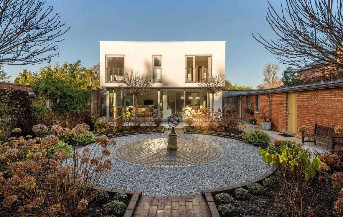 This stunning courtyard is a highlight of this six-bedroom property in Cranbrook. Picture: Knight Frank