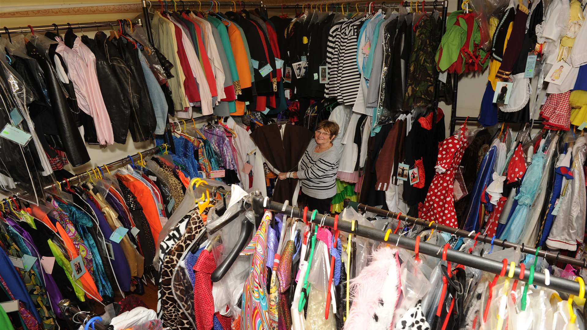 There are 3,000 costumes in the shop which need to be sold before the store closes.