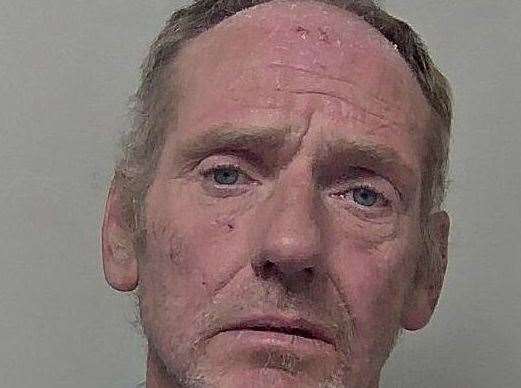 George Moses has been jailed after squatting in a Ramsgate home. Picture: Kent Police