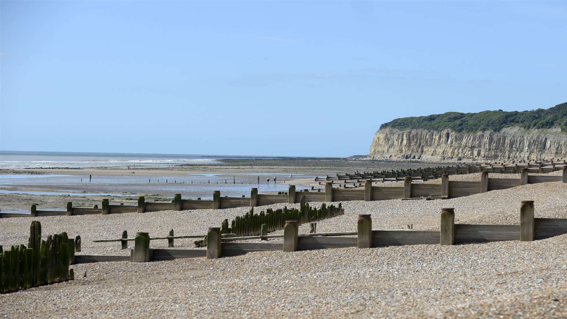 The beach at Winchelsea, near to where the aircraft crashed. Picture: Barry Goodwin.