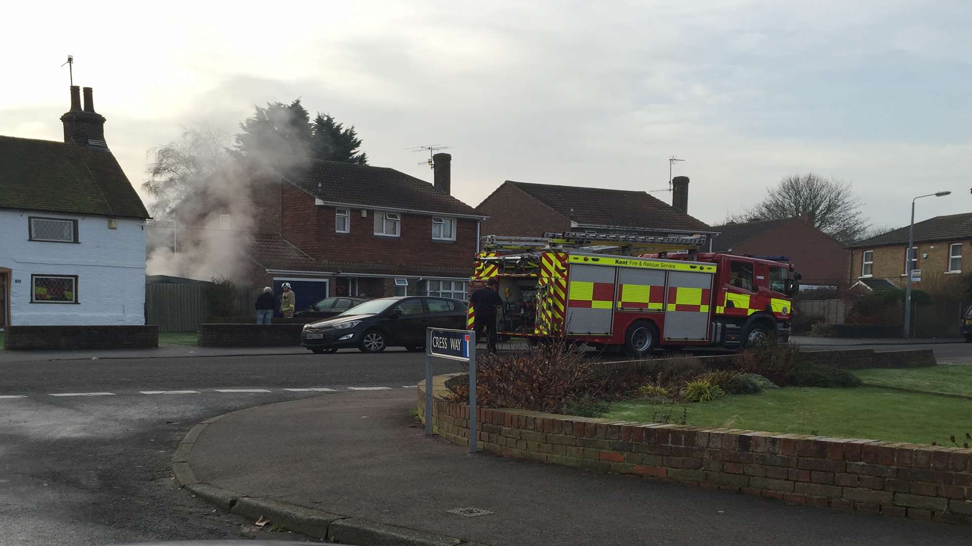 The fire in Faversham's Lower Road