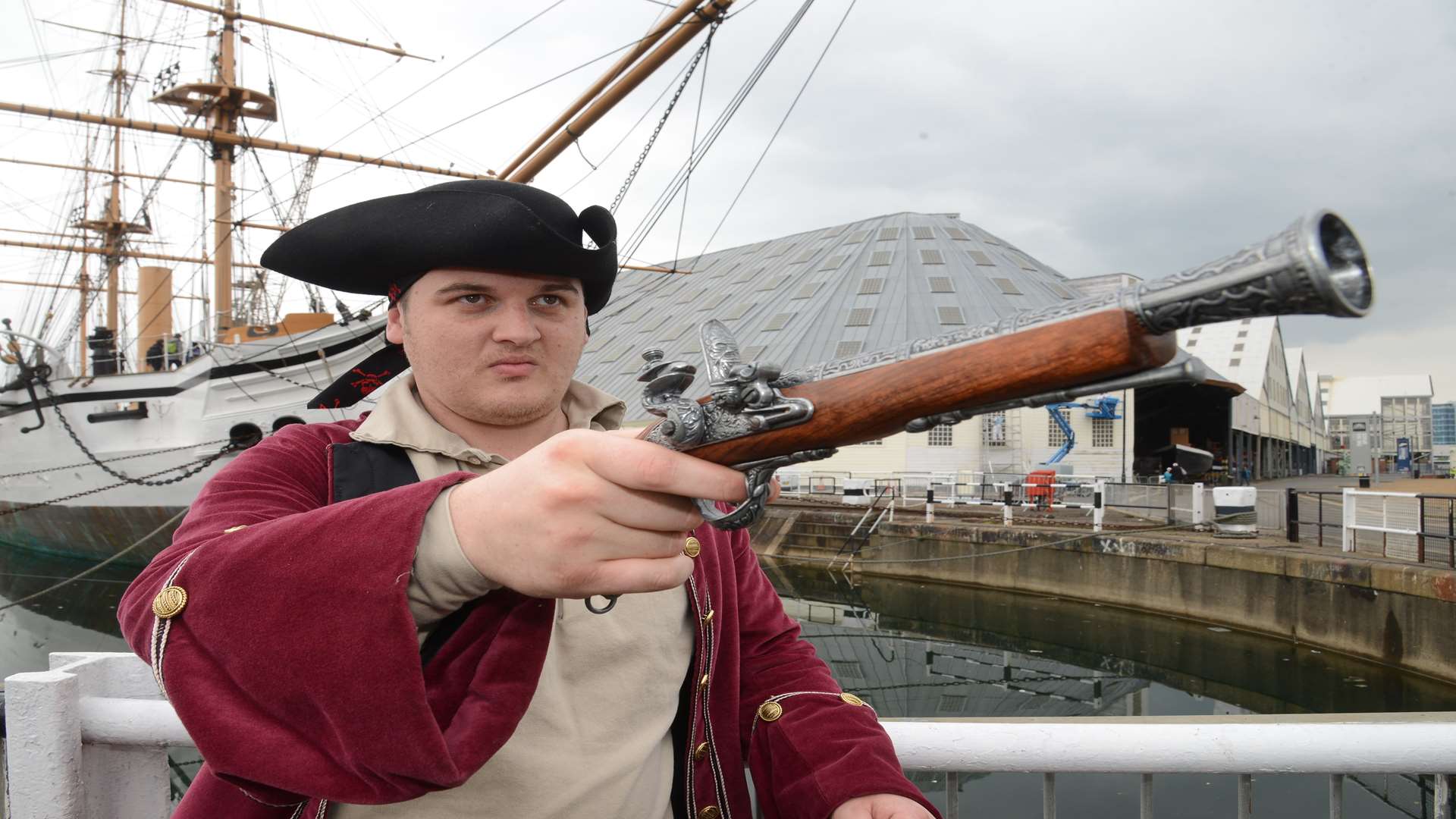 Half term pirate themed activities Chatham's Historic Dockyard