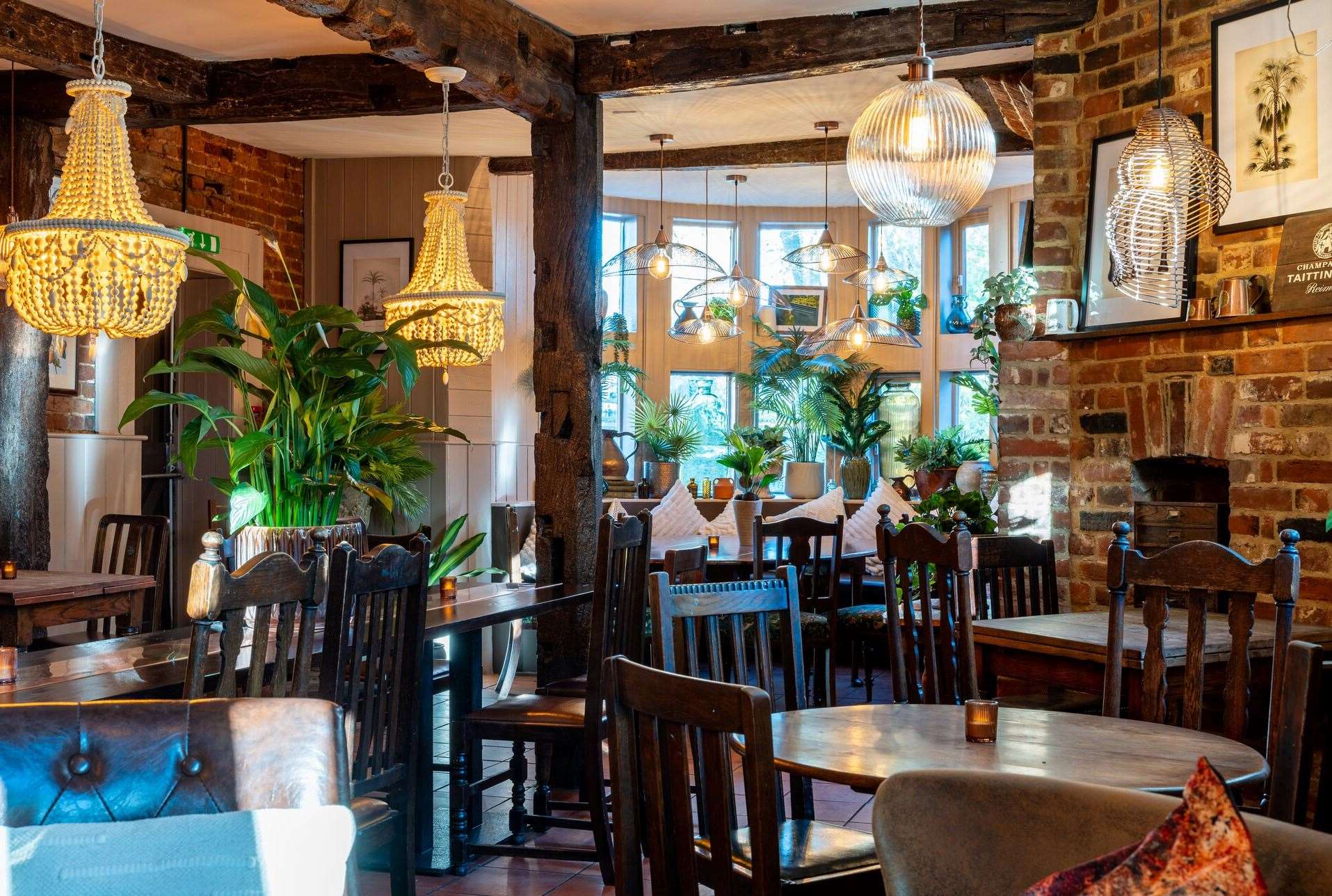 The Woolpack at Chilham has re-opened after an extensive refurbishment