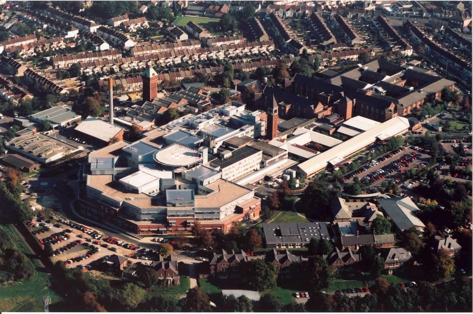 Medway Maritime Hospital in 1999 after the massive £60m refit saw the hospital double in size and saw it's name changed from Medway Hospital Picture: Roger Johnson