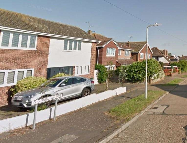 Columbia Avenue in Whitstable. Stock picture: Google Street View
