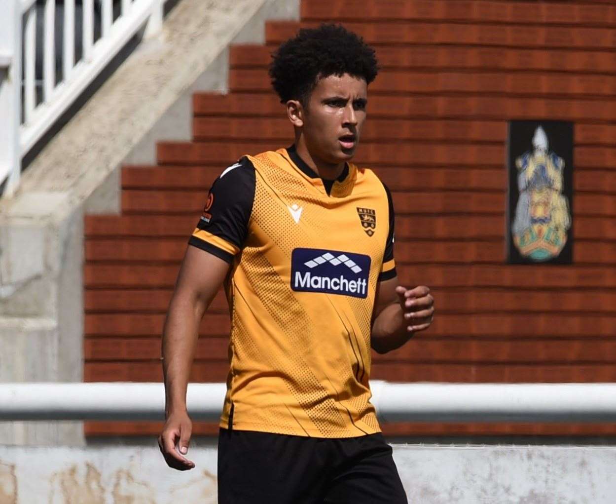 Maidstone United forward Sol Wanjau-Smith in pre-season action. Picture: Steve Terrell