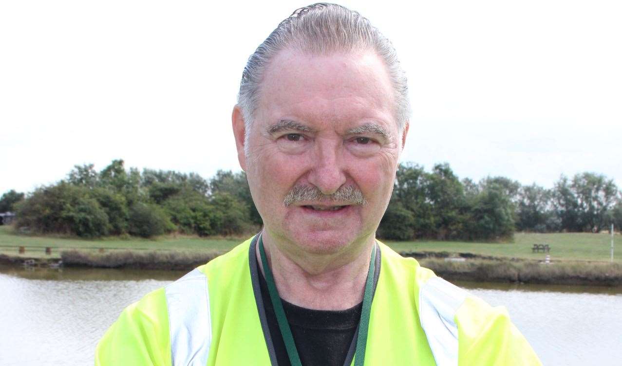 Ray Allibone of Swampy Wildlife Rescue at Barton's Point, Sheerness