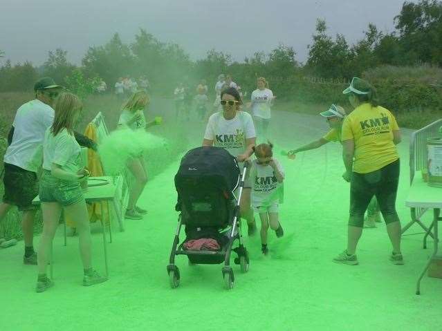 The KM Colour Run takes place at Betteshanger Park near Deal on Sunday, June 9 (10452925)