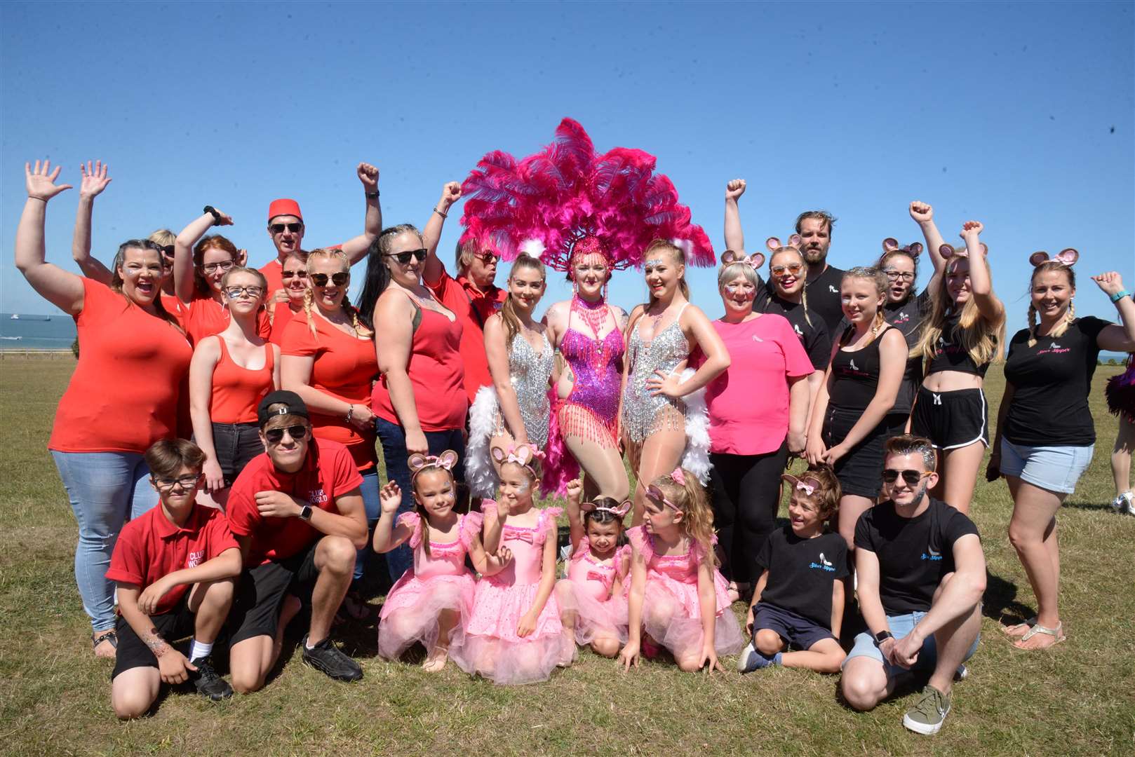 Silver Slipper Performing Arts and Silver's Clubworld in the Margate Carnival on Sunday. Picture: Chris Davey. (3437124)