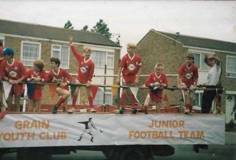 A undated photo of Grain Youth Club's float. Picture supplied by: Lorraine Giddy