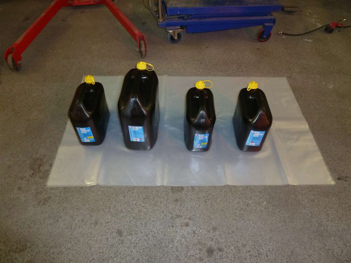 50 litres of liquid cocaine found in jerry cans