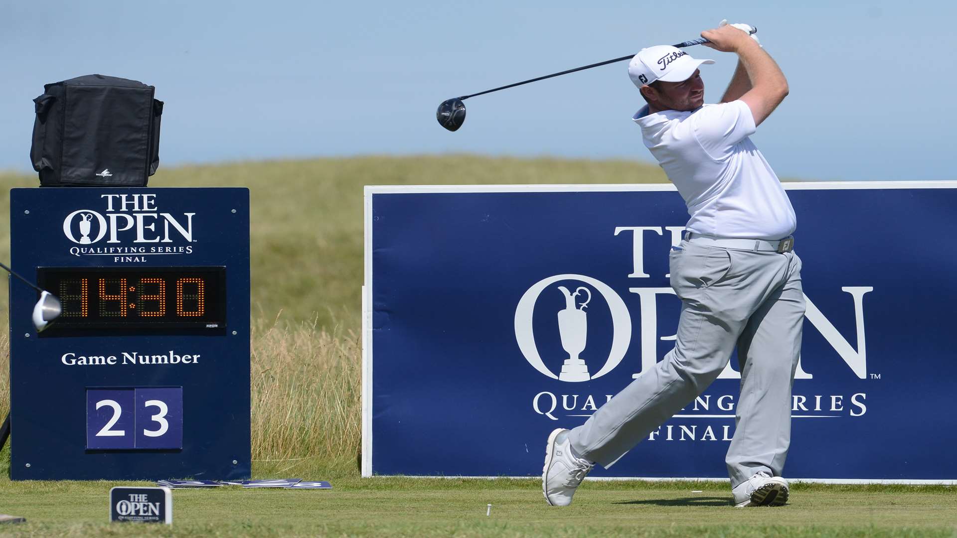 Max Orrin finished eight-over-par in Open qualifying Picture: Gary Browne