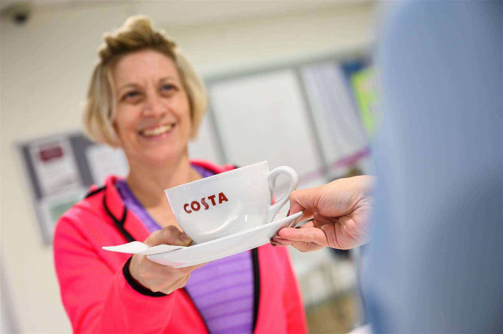 You will be able to get a Costa Coffee at the Stour Centre when it reopens