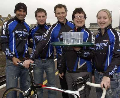 The Downland Cycles team will be acting as waiters for the Canterbury KM Big Quiz on March 23