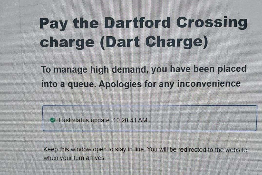 Motorists are struggling to pay their Dart Charge this morning